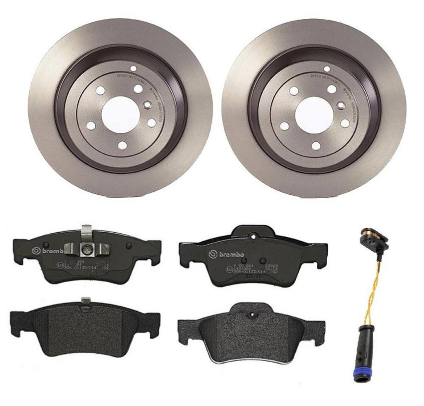 Brembo Brakes Kit - Pads and Rotors Rear (330mm) (Low-Met)